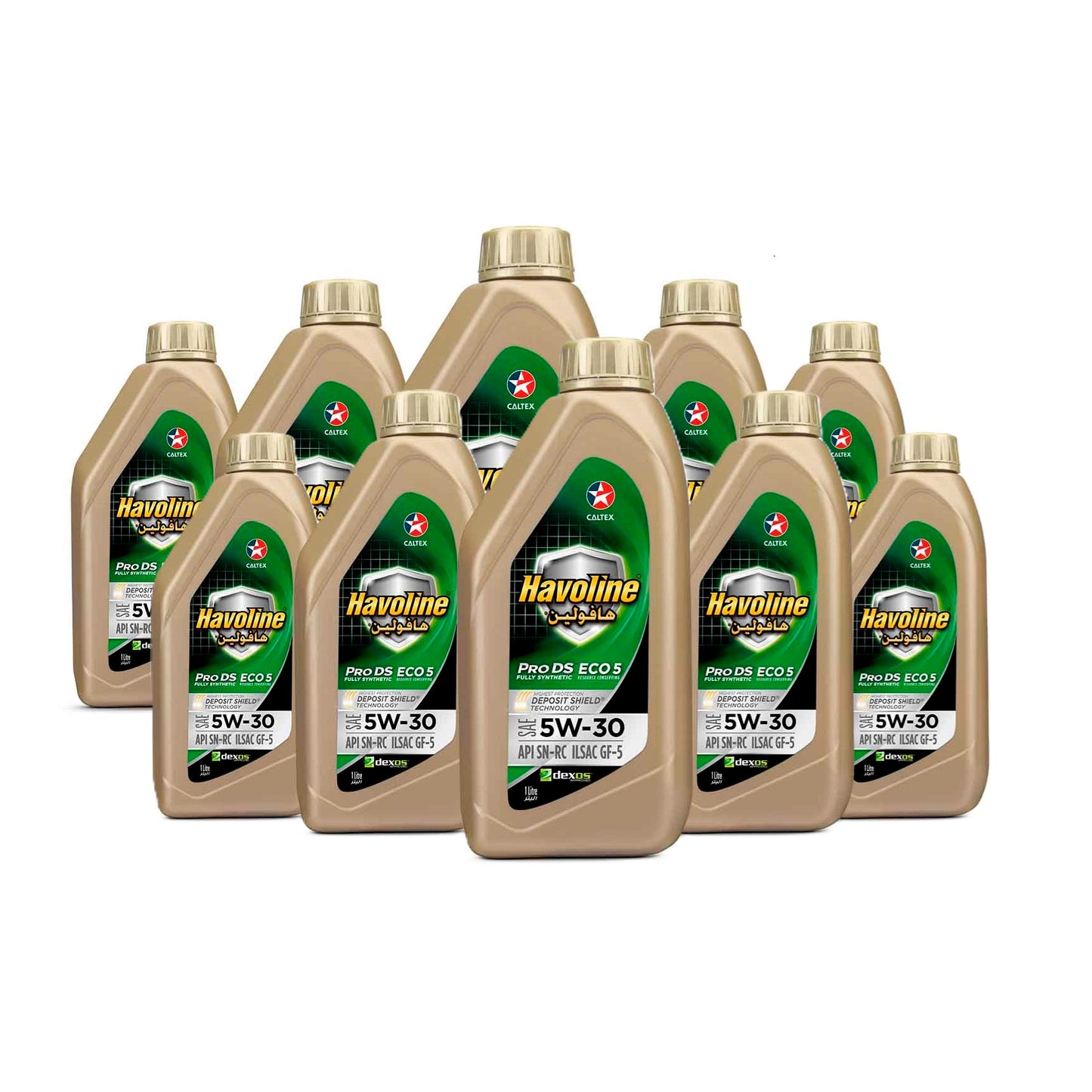 Havoline ProDS 5W-30 ECO 5 Full Synthetic 1 Liter (Box of 12 Bottles)